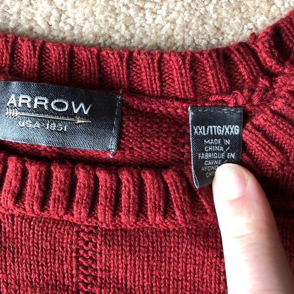 Arrow crewneck knit sweater - Picture 2 of 2